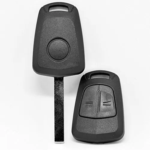 Auto Schlüssel Funk Fernbedienung 1x Gehäuse + 1x Rohling HU100 kompatibel mit Opel