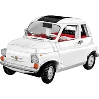 COBI Cars 24354 - Fiat 595 Abarth - Baukästen & Bausteine, 1383 hochwertige Elemente, 100% Drucke ohne Aufkleber, ideal für Geschichts- und Luftfahrtfans.