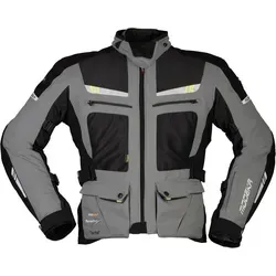 Modeka AFT Air Motorrad Textiljacke, schwarz-grau, Größe L - Motorradjacke mit 100 % wasser- und winddichter Sympatex® Membrane, atmungsaktiv und ideal für alle Wetterbedingungen.