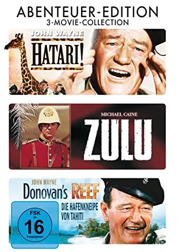 Hatari! - Zulu - Donovan's Reef (Die Hafenkneipe von Tahiti) - 3DVD [3 DVDs]