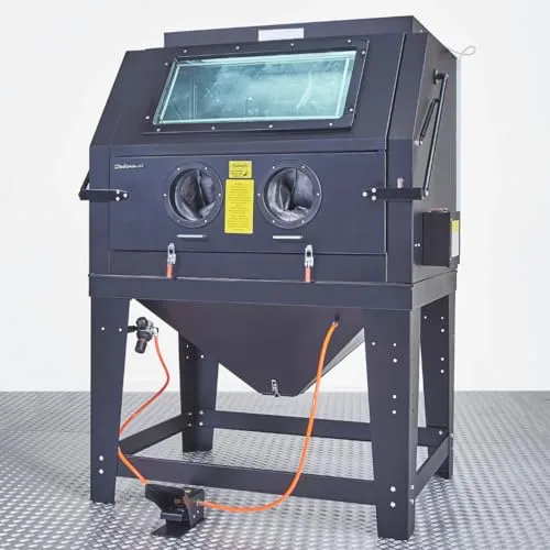 Sandstrahlkabine mit Absaugvorrichtung - 1000 Liter