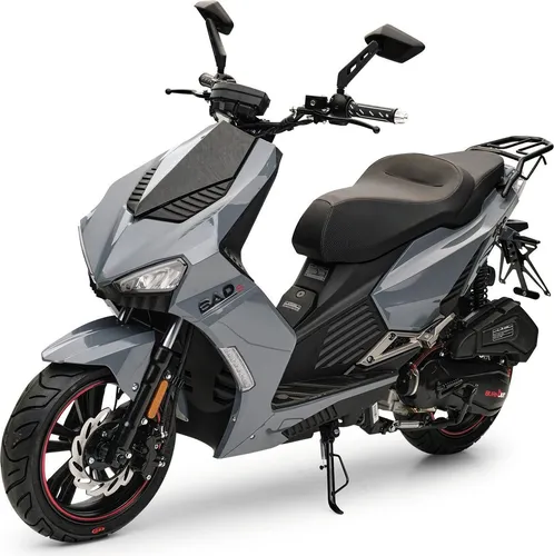 Burnout Motorroller BAD s Grau 125 ccm von Burnout