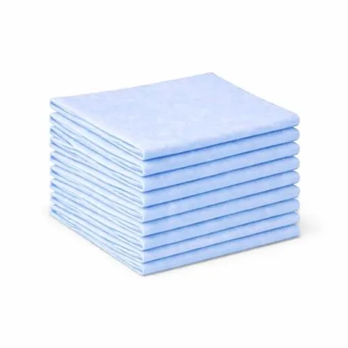 Bayli 40 Stück Putztücher 38x38 cm Blau – Allzwecktücher Vlies 110 g/m² Reinigungstücher saugstark für Küche, Haushalt & Gastronomie