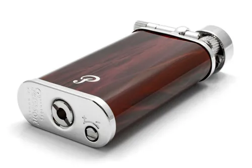 meytrade Feuerzeug Peterson Pfeifen Feuerzeug braun schräge Flamme, neu in Box und Beutel - Full Set