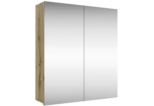 Spiegelschrank Merkur - artizan eiche, 60 cm - Spiegelschränke mit viel Stauraum und drei verstellbaren Einlegeböden für optimale Organisation im Badezimmer. Hochwertige Materialien sorgen für Langlebigkeit und stilvolles Design.