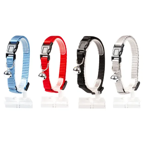 Duvo+ Katzenhalsband Uni 1 Nylon 20-30 cm mit Sicherheitsvorrichtung