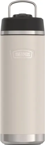 THERMOS® Isolier-Trinkflasche ICON Beverage 0,71 l - graphite black - Hochwertiger Thermobehälter aus Edelstahl mit doppelter Isolierung, hält Getränke lange heiß oder kalt, ideal für unterwegs.