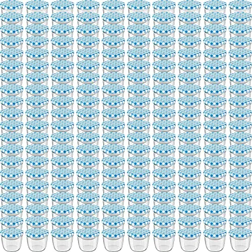 WELLGRO Einmachgläser 200x 230 ml mit Schraubdeckel - Einmachgläser - Made in Germany, wiederverwendbar und spülmaschinenfest, ideal für Marmelade, Chutneys und mehr.