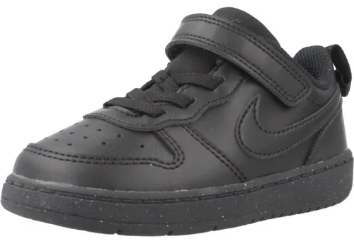 Nike Court Borough Low Recraft (TD) Sneakers Kinder - Schwarz - 19,5 - Robuste Nike Court Borough Low Recraft (TD) Sneakers für Kinder in Schwarz. Ideal für aktives Spielen mit elastischem Schnürverschluss und praktischer Rückenschlaufe. Dämpfung und Gummisohle sorgen für Komfort und Halt.