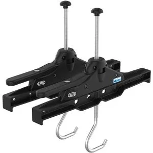 Krause Klemmvorrichtung 122445 - Sichere Leiter-Klemmvorrichtungen für Dachträger, einfach zu montieren und mit Diebstahlschutz durch integrierte Schlösser. Ideal für ein-, zwei- und dreiteilige Leitern bis 40 kg.