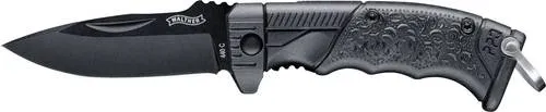 Walther Micro PPQ Mini Taschenmesser - Taschenmesser mit 4,8 cm Klingenlänge, leicht und kompakt für den Schlüsselbund – ideal für den Alltag.