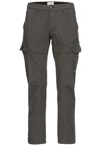 camel active Herren Relaxed Fit Cargo Hose Grün