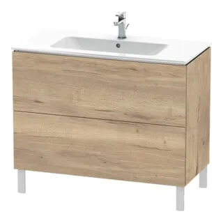 Duravit Waschtischunterschrank L-Cube 102x48,1cm, Ei marm., 2 Auszüge, stehend