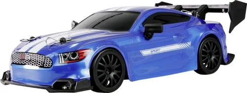 Drift Racing Car RC ferngesteuert 1:24 RTR blau - RC-Modelle mit sportlichem Design und beeindruckender LED-Beleuchtung, bis zu 20 km/h und bis zu 20 Minuten Fahrzeit – inklusive Fernsteuerung und Zubehör für sofortigen Fahrspaß.
