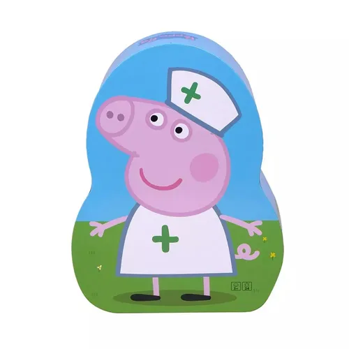 Puzzle 24 elementy w ozdobnym pudełku, Świnka Peppa pielęgniarka B 5704976089537