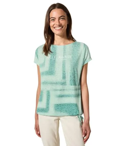 Cecil Damen B323108 T-Shirt, Matcha Green, S von CECIL