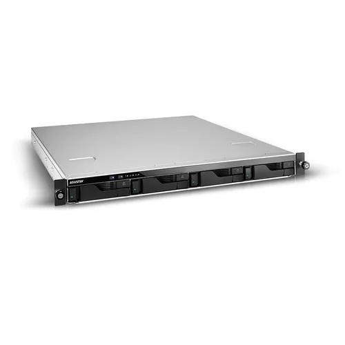ASUSTOR AS6504RD+Rail NAS System 4-Bay Atom C3538 2x Netzteil