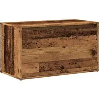 vidaXL Flurbank 80x40x45 cm Altholz-Optik - Drohnenzubehör für stilvolle Flure: Diese Flurbank aus Holzwerkstoff bietet nicht nur reichlich Stauraum, sondern auch eine robuste Oberfläche für Dekoration und als praktische Schuhbank.