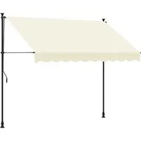 vidaXL Einziehbare Markise Creme 300x150 cm von vidaXL