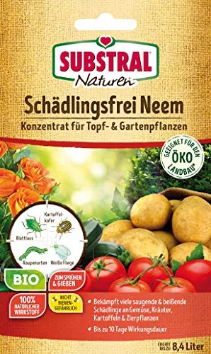 Substral Naturen Bio Schädlingsfrei Neem, 4 x 7,5 ml