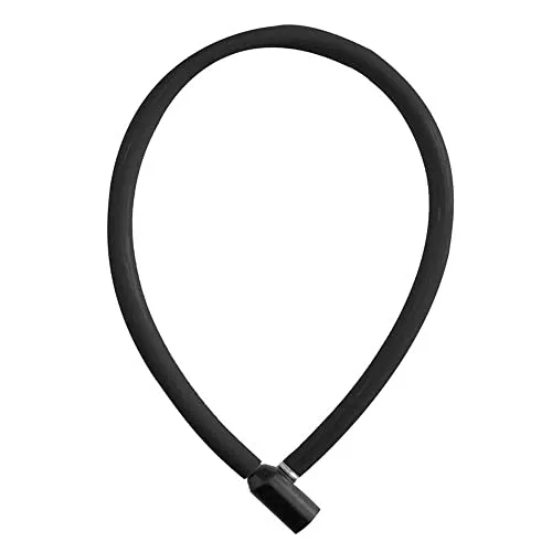 TRELOCK KS 106 60/6 Kabelschloss – Länge 60 cm – Mit 2 Schlüsseln – Schwarz