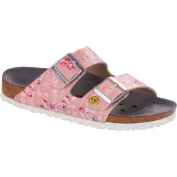 Birkenstock ESD-Sandale Arizona, Flower Field Rose, Größe 41 - Schuhe & Stiefel, dämpfende EVA-Laufsohle in ESD-Ausführung für optimalen Komfort und Sicherheit am Arbeitsplatz.
