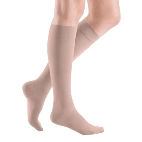 mediven elegance CCL2 AD Kompressionsstrümpfe - Sportsocken mit Soft-Elastic-Fußspitze für mehr Zehenfreiheit und Komfort, doppelte Fersenverstärkung für besondere Haltbarkeit, Kompressionsklasse II (23,0 - 32,0 mmHg), Länge: normal (39-44 cm)