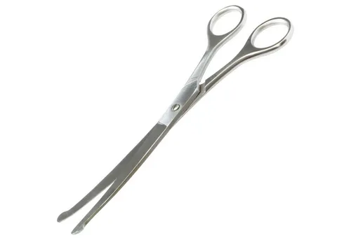 Schecker Haarschere Gebogene Hundeschere - groß- für Hundefell, (1-tlg), Gebogen