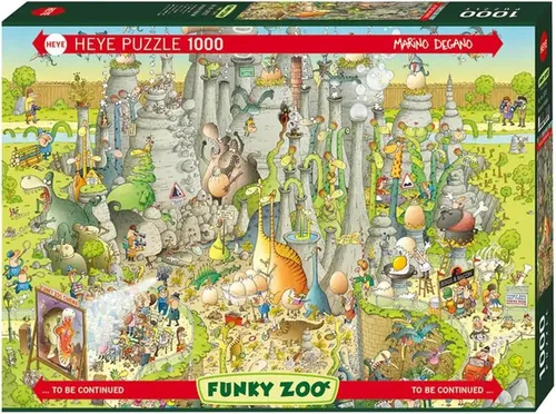 HEYE Puzzle Green Zoo: Jurassic World Exposition 1000 Teile von Heye
