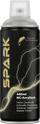 SPARK Sprühdose 400ml – Matte Sprühfarbe - Mittelgrau