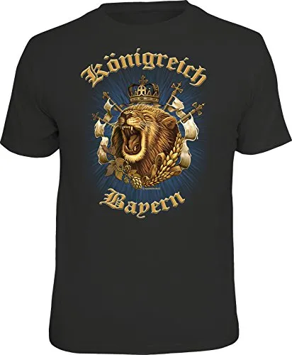 Das Geschenk T-Shirt für den Bayern Fan: Königreich Bayern XXXL, Nr.6662