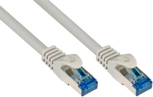 Patchkabel Cat 6A S/FTP RNS grau 0,25m halogenfrei 500MHz