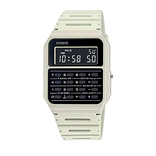 Casio CA-53WF-8B Vintage Mannish Color DATA BANK Uhr - Unisex Armbanduhr mit analog-digitaler Anzeige, integriertem Taschenrechner und wasserdichtem Design – ideal für den täglichen Gebrauch und stilvolle Funktionalität.
