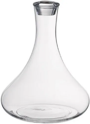 Villeroy und Boch Purismo Wine Rotweindekanter, 1 L - Eleganter Weindekanter aus klarem Glas, ideal für die Aromen-Entfaltung von Rotwein. Tropffreies Einschenken und spülmaschinenfest für müheloses Servieren.