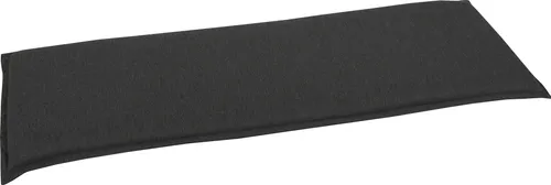 GO-DE Textil Gartenauflage Uni (Bankauflage 3-Sitzer, anthrazit) - Sitzkissen & Sitzauflagen, bietet optimalen Komfort durch hochwertige Schaumstoff- und Vliesfüllung für entspannte Stunden im Garten.