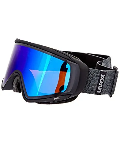UVEX Erwachsene Skibrille Jakk Take Off, Black Mat, One Size, S5504312226
