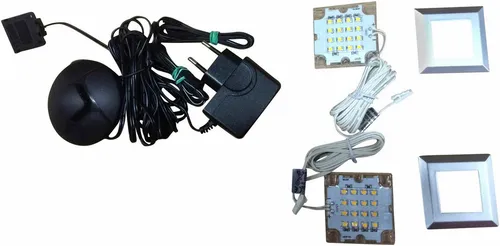 trendteam LED Schrankinnenraumbeleuchtung mit Fußschalter - Unterbauleuchten mit fest integrierten LEDs, energiesparend und langlebig, schaffen eine gemütliche Lichtstimmung für Vitrinen und Wohnzimmerschränke.