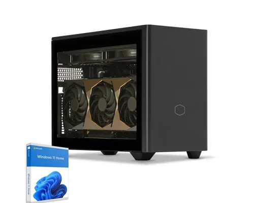 Sedatech UCC8109I1I1HF - Watercooling Workstation Business-PC (AMD Ryzen 5 9600X 6x 3.9GHz (max 5.4GHz), Radeon RX 9070 XT 16GB, 32 GB RAM, 2000 GB SSD, Watercooling, Wlan 6E)