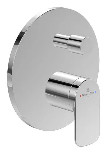 Villeroy & Boch O.novo Unterputz-Einhebel-Armatur - Duscharmaturen mit ergonomischem Bedienhebel für präzise Steuerung von Durchfluss und Temperatur, elegantes Design und perfekte Ergänzung zu Villeroy & Boch Duschwannen.