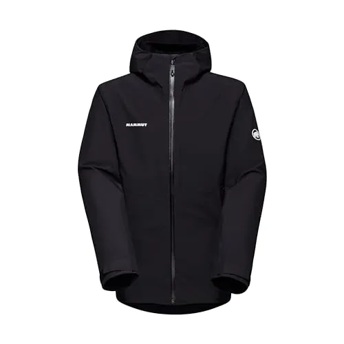 Mammut Alto Light HS Hooded Jacket Men Black (S) - Funktionsjacke für Wanderer, leicht und wasserdicht mit minimalistischem Design und kompakt verstaubar. Ideal für jeden Outdoor-Abenteuer.