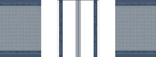 Geschirrtuch SANSIBAR Jacquard BL 50x70 cm blau in blau von Sansibar