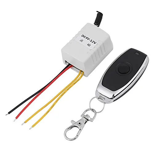 Akozon Wireless Relay Fernbedienung Ein Schlüsselschalter Empfänger + Sender DC 4V 5V 6V 7.4V 9V 12V