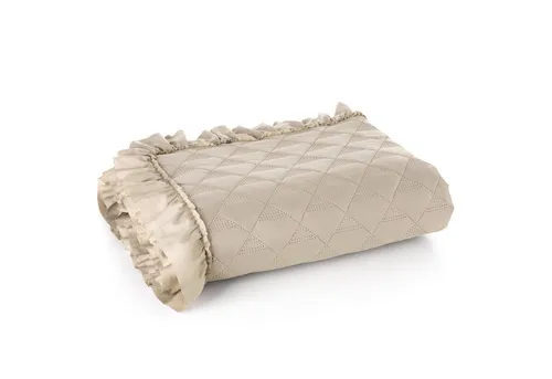 Eurofirany Gesteppte Bettdecke Vanesa in beige von Eurofirany