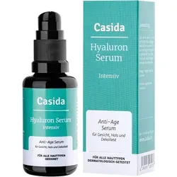 Hyaluron Serum Intensiv 30 ML - Arzneimittel für alle Hauttypen, hochdosiertes Anti-Aging Serum mit 2% Hyaluronsäure für intensive Feuchtigkeit und strahlende Haut. Vegan, tierversuchsfrei und in Apothekenqualität.
