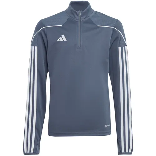 Bluza dla dzieci adidas Tiro 23 League Training Top szaro-biała HS3491 116cm adi