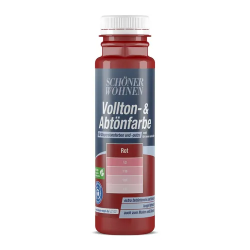 Schöner Wohnen Voll- & Abtönfarbe Innenfarbe Mischfarbe 250 ml Rot