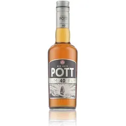 Pott Rum 40% Vol. 0,35l - Hochwertiger Rum mit 40% Vol., perfekt für Cocktails oder pur, in einer handlichen 0,35l Flasche.