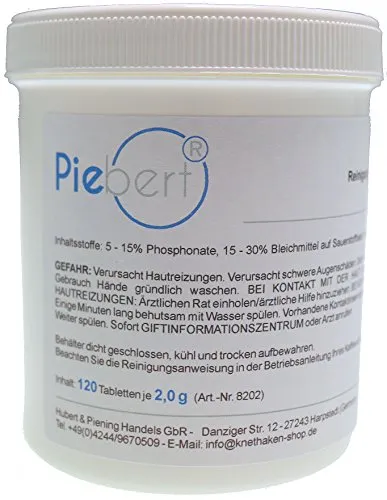 Reinigungstabletten für Kaffeevollautomaten | z.B. Jura, Siemens EQ, Bosch Vero | Praktische Dose, Kaffeefettlöser Tabletten je Ø15mm 2g | Made in Germany 120