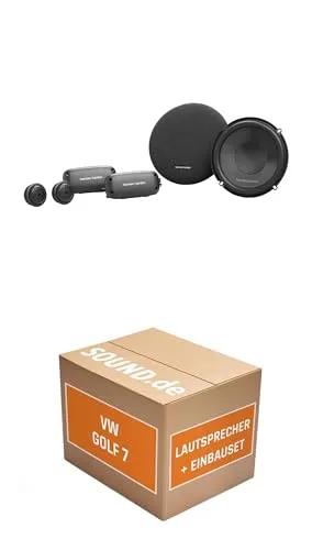 Lautsprecher Boxen Einbaupaket für Harman/Kardon FIT6C kompatibel mit VW Golf VII vorne | 400Watt