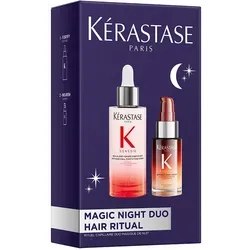Kérastase Nutritive & Genesis Magic Night Duo Box Haarpflegeset - Duo Box für die perfekte Nachtroutine: Das Set kombiniert ein revitalisierendes Haarserum mit einem intensiv feuchtigkeitsspendenden Overnight-Serum für geschmeidiges und glänzendes Haar.
